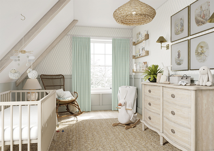 Puddle Down, Duck Stripe Egg - Made to Measure Curtains - Image 7